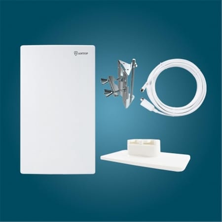 Antop Antenna ANTOP Antenna AT-403 22.68 x 3.89 x 12.2 in. Flat-panel Outdoor & Indoor HD TV Antenna with High Gain AT-403
